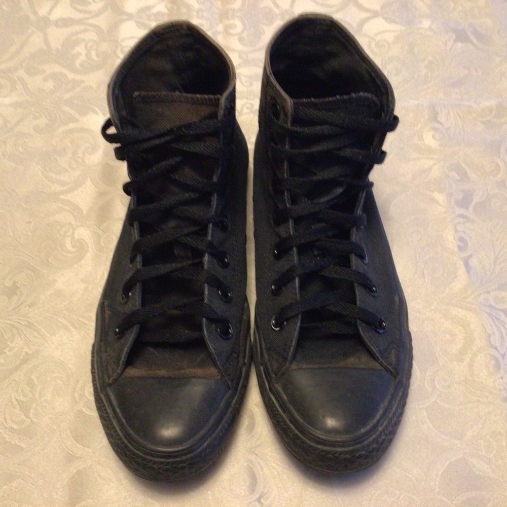 Black Converse Chuck Taylor Allstar Oxford Hightops Canvas Size 8